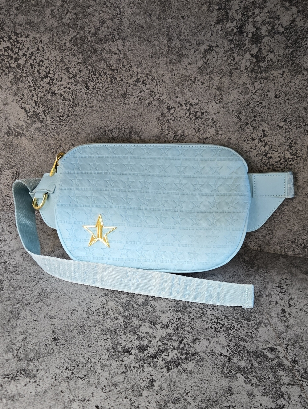 Jeffree Star Cross Body Fanny Pack Blue - Nice!